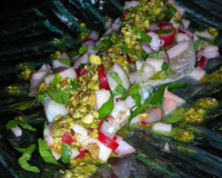 Filets de dorade et salade croquante