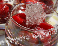 Fraises au vin épicé