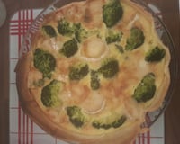 Quiche au chèvre et brocolis