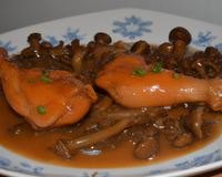 Cuisses de chapon aux morilles et sauce au madère
