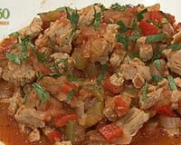 Axoa de veau aux poivrons
