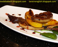 Foie gras poêlé sur pain perdu à la mangue