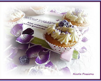 Cupcake à la violette