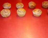 Dix muffins à la farine de noisette.