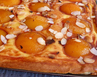 Tarte briochée aux abricots