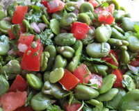 Salade de fèves