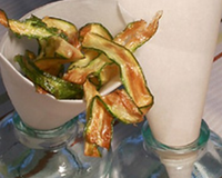 Chips d'asperges salées et sucrées