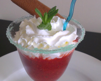 Smoothies fraise menthe