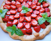 Tarte aux fraises rapide