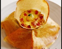 Gratin de cristophines aux épices et au chèvre frais