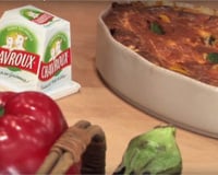 Clafoutis de légumes du soleil façon Chavroux