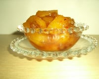 Ananas confit à l'aigre doux