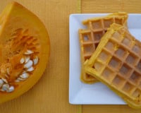 Gaufres salées au potiron