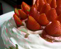 Pavlova aux fraises traditionnelle