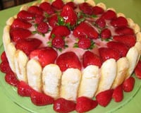 Charlotte aux framboises