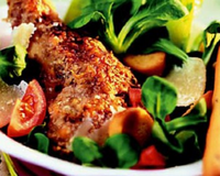 Salade Caesar au lapin gourmande