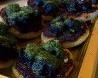 Mini pizza aux escargots