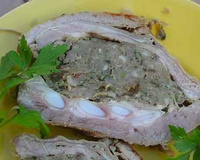 Poitrine de veau farci aux cèpes