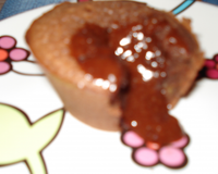 Un coeur coulant au chocolat pour les fondus de chocolat...