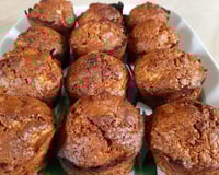 Muffins aux pommes et au miel