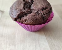 Muffins tout chocolat au micro-ondes