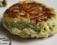 Galettes à la courgette, ricotta et aux 3 herbes