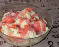 Salade de pommes de terre au saumon fumé