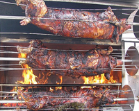 Porcelet à la broche