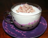 Cappuccino de petits champignons de Paris