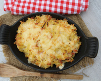 Gratin de pâtes et raclette