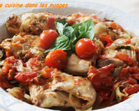 Lapin aux Tomates et Basilic