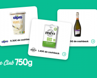 Vous pouvez être remboursé d’une partie de vos achats : avec le Club 750g, profitez de ces offres pour faire des courses moins chères !