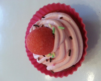 Cupcake à la fraise