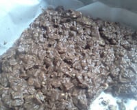 Roses des Sables en gâteau aux pétales de maïs amandes et chocolat