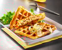 Gaufres de pommes de terre à la Fourme