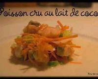 Il s'agit d'un plat typiquement tahitien. Le poisson est "cuit" par le citron avec plein de crudités avant d'être adouci par le lait de coco. Une recette super fraîche…