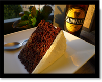 Gâteau au chocolat et à la Guinness