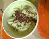Glace à la menthe