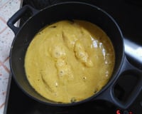Dos de cabillaud curry coco