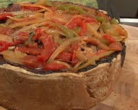 Tarte façon basquaise