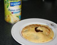 Une recette toute simple à base de crêpes et du délicieux mélange poire-chocolat.