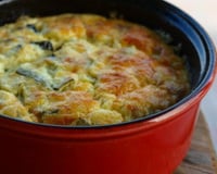 Flan de courgette au brebis