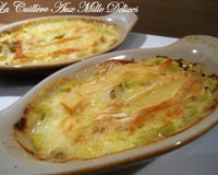 Gratin de poireaux au reblochon