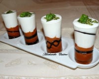 Velouté de tomates et chantilly au chèvre