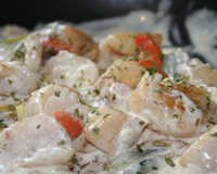 Découvrir une recette très simple et rapide à cuisiner au moment ! Ne pas trop cuire les Saint-Jacques !