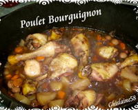 Poulet bourguignon