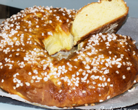 En avant première, voici la recette de la brioche des rois! Pour tous ceux qui veulent changer de la frangipane!