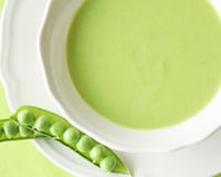 Soupe glacée aux Cosses de Petits Pois