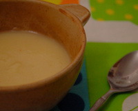 Soupe de panais aux pommes et épices