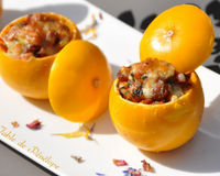 La Pomme d'Or est une toute petite variété de courges à la chair fine et fondante, délicatement parfumée, rappelant le goût de l'artichaut. J'ai réalisé ces petits gratins…